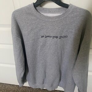 Ariana Grande No Tears left to cry gray sweatshirt